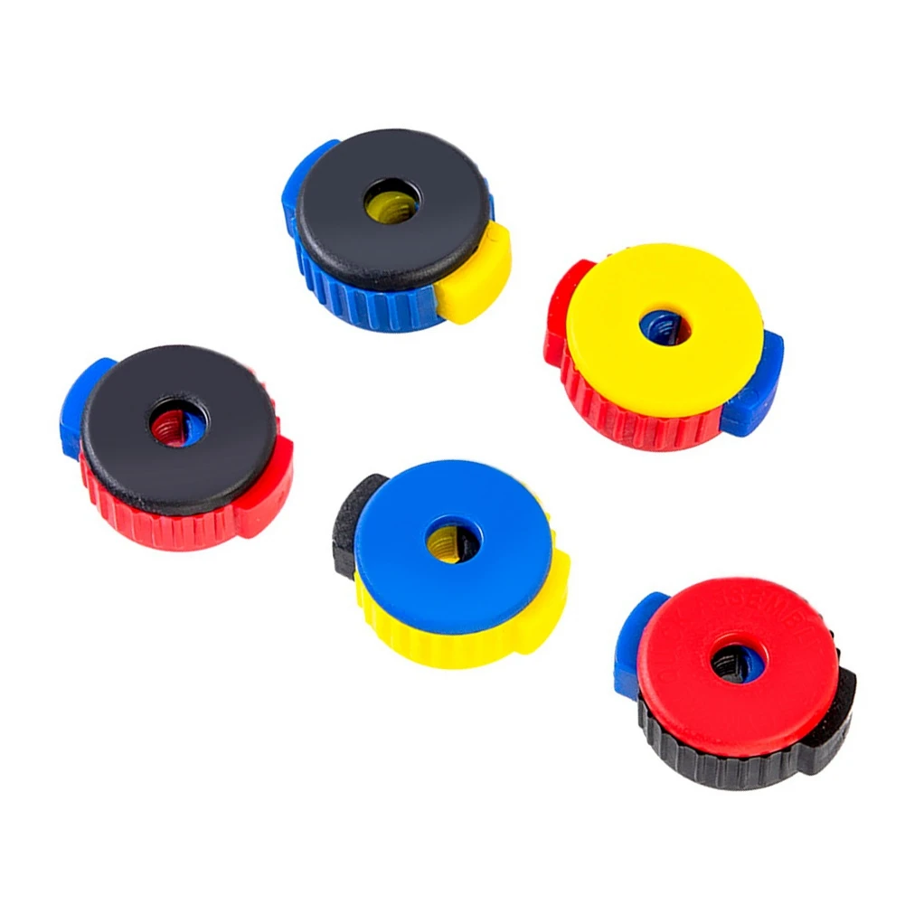 5 قطع من ملحقات طبلة الصنج ذات الإصدار السريع من Lo-ok، تصميم مزيج الألوان، مناسب للاستخدام #6