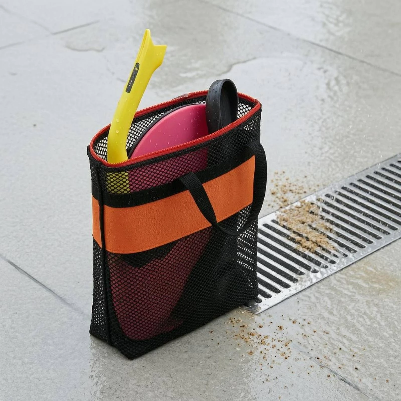 

Swim Mesh Bag Draining Swim Gear Bag Water-Sport Lightweight for Swimming