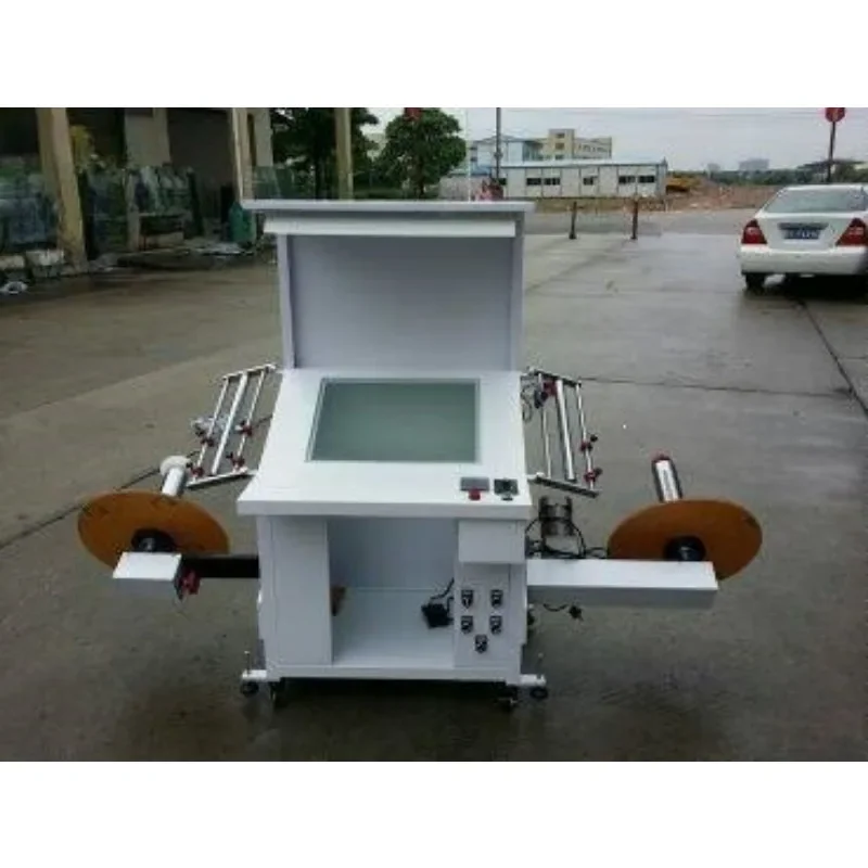 Production label quality inspection machine, quality inspection rewinding dual-purpose machine,