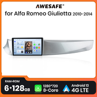 Wireless CarPlay for Apple Android Auto Car Radio GPS for Alfa Romeo Giulietta 2010-2014 Multimedia RDS 4G WiFi Screen Stereo