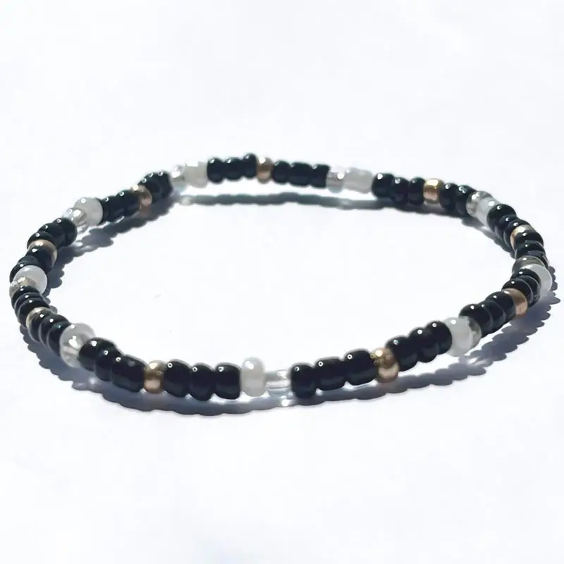Kpop Stray Group Felix Lee Know MinHo Same Seedbead Stretch Beaded Bracelet Fresh Summer Hand Rope Idol Jewelry Accessories