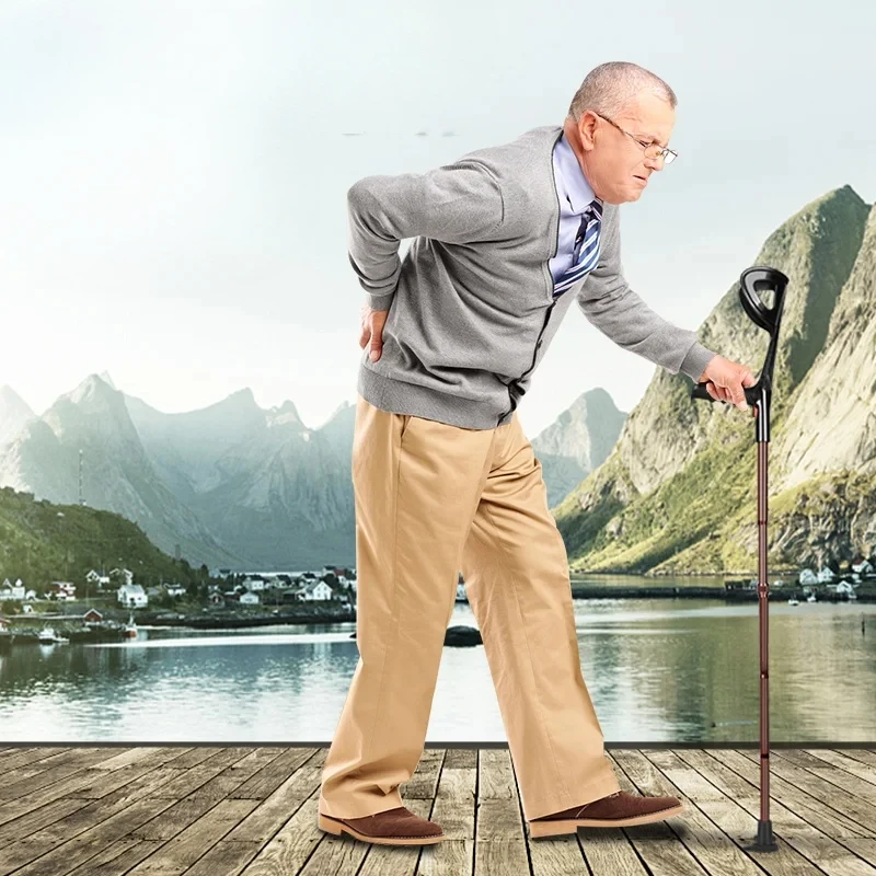 elderly Arm crutch telescopic medical folding elbow portable fracture rehabilitation walker