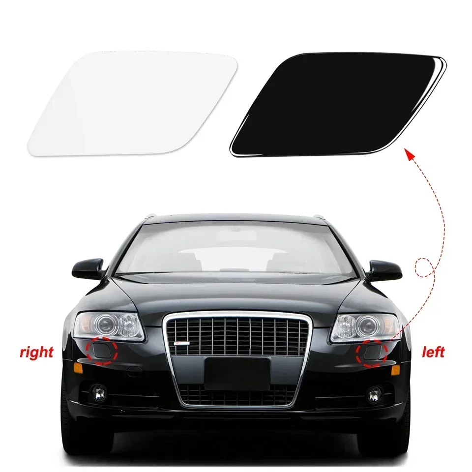 Front Bumper Spray Nozzle Painted Trim Lid Shell Cap For Audi A6 2005-2008 Headlight Washer Nozzle Cover 4F0955275 4F0955276
