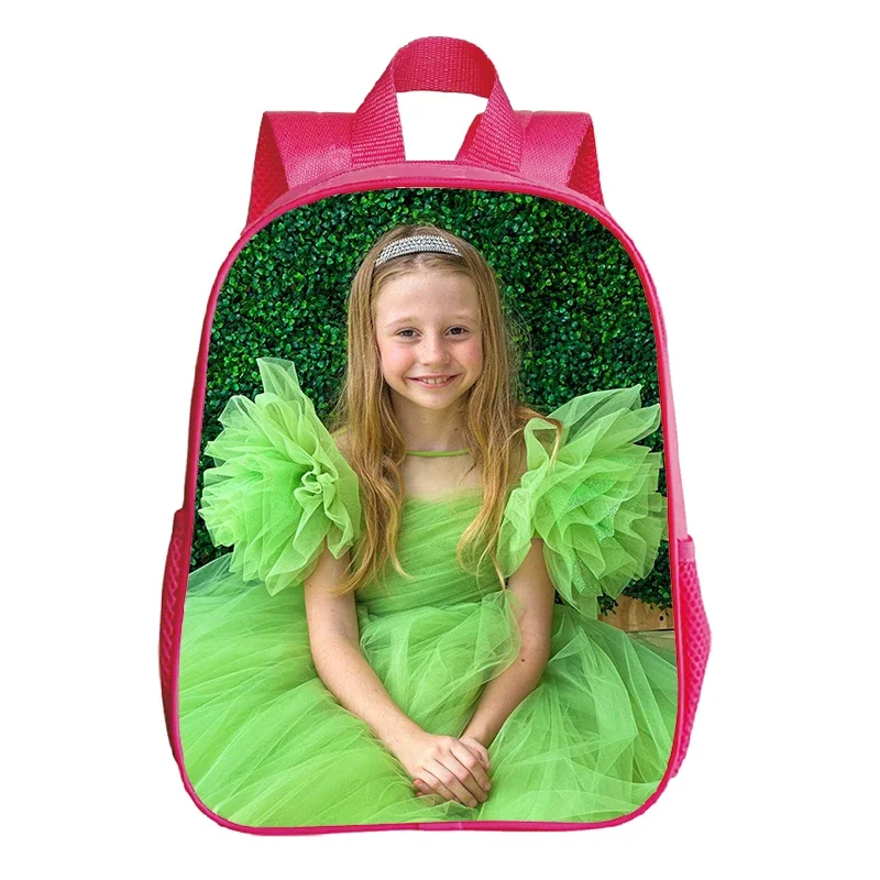 12 インチのような Nastya プリントバックパック就学前の女の子のためのピンク幼稚園ランドセルかわいい Nastya スクールバッグキッズバッグパックギフト