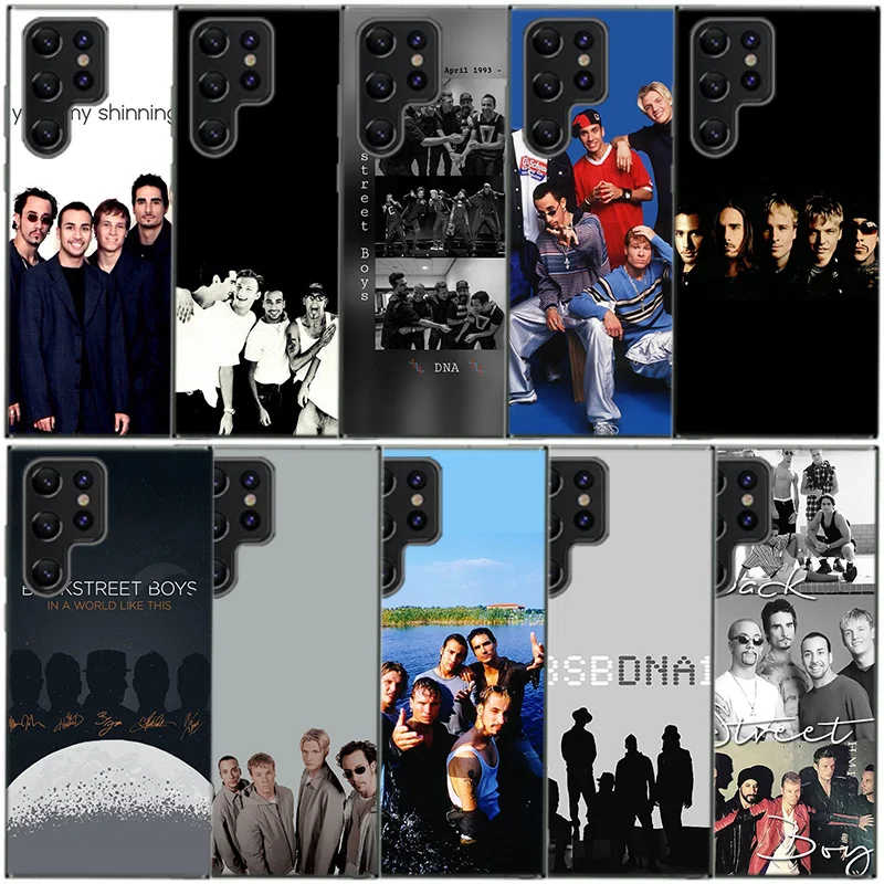 B-Backstreet Boys BSB Soft Clear Phone Case For Samsung Galaxy S20 S21 S23 FE S22 Plus S24 Ultra S10 S10E S9 S8 Soft Back Cover