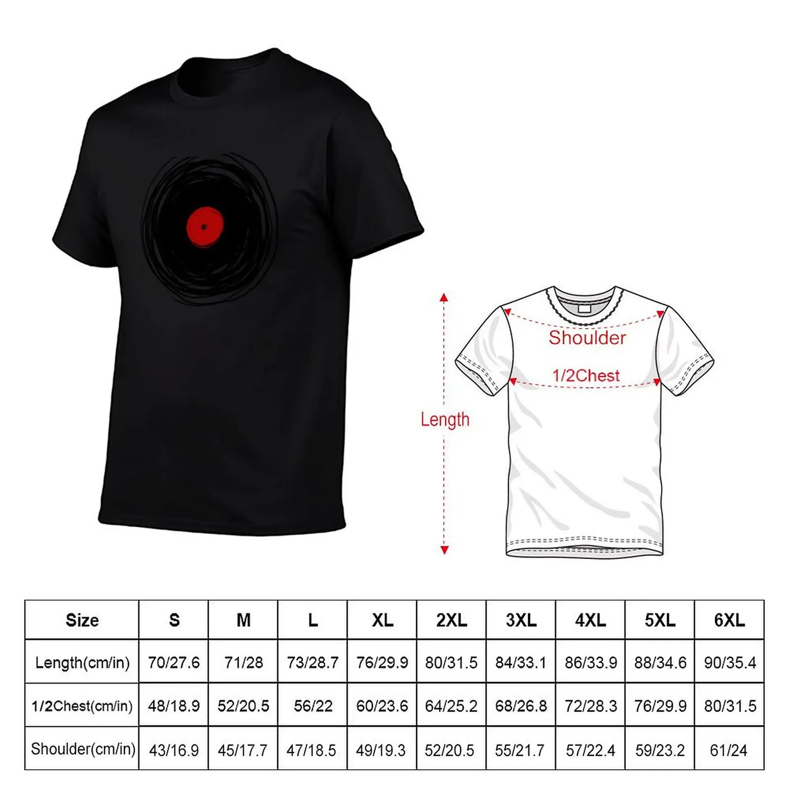 Spinning within with a vinyl record... T-Shirt Sport Basic Moisture Wicking Tee