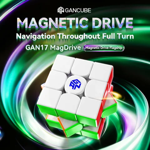 [JudyCube] GAN 17 MagDrive UV 3x3 Magnetic Magic Cube Gan17 New Flagship Stickerless Professional Fidget Toys Cubo Magico