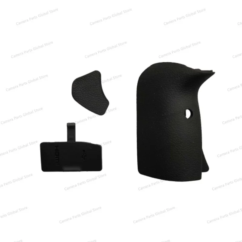 New Original 3 pieces A Set of Repair Part For Nikon D3400 Front Handle Grip Rubber Cover / Side Rubber / Thumb Rubber