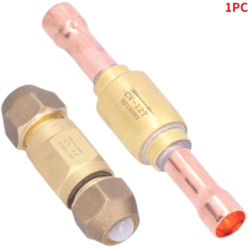 New CV One Way Valve Air Conditioning Check Valve Refrigeration Check Valve For Air conditioner/cold storage/welding/engineering