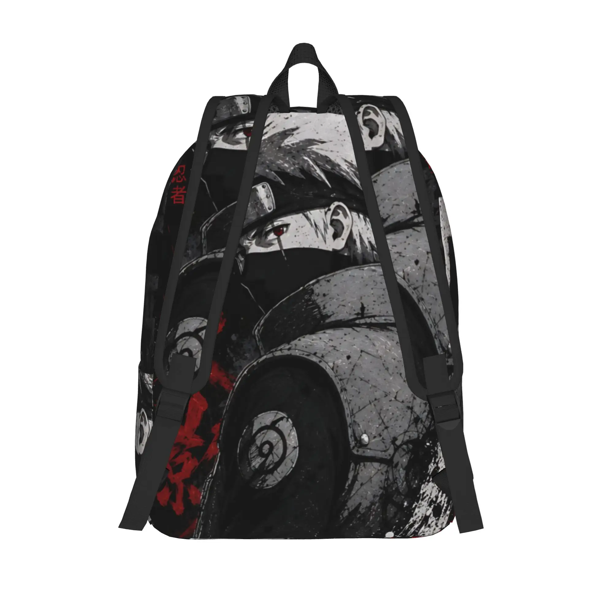 Fashion Naruto Anime Theme Backpack  Mochilas Daily Office Work Zipper Closure Rucksack