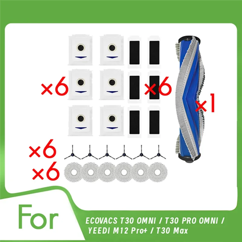 

Запасные части для роботов-пылесосов ECOVACS T30 OMNI / T30 PRO OMNI / YEEDI Pro+ / T30 Max