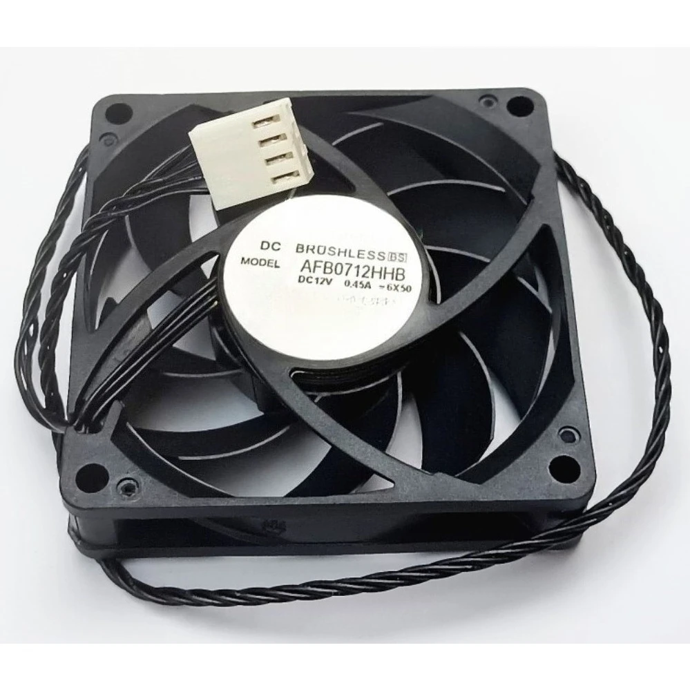

7015 Ball Bearing Cooling Fan For Delta AFB0712HHB 7CM 4 Wire Speed Control DC12V 0.45A Fan (002)
