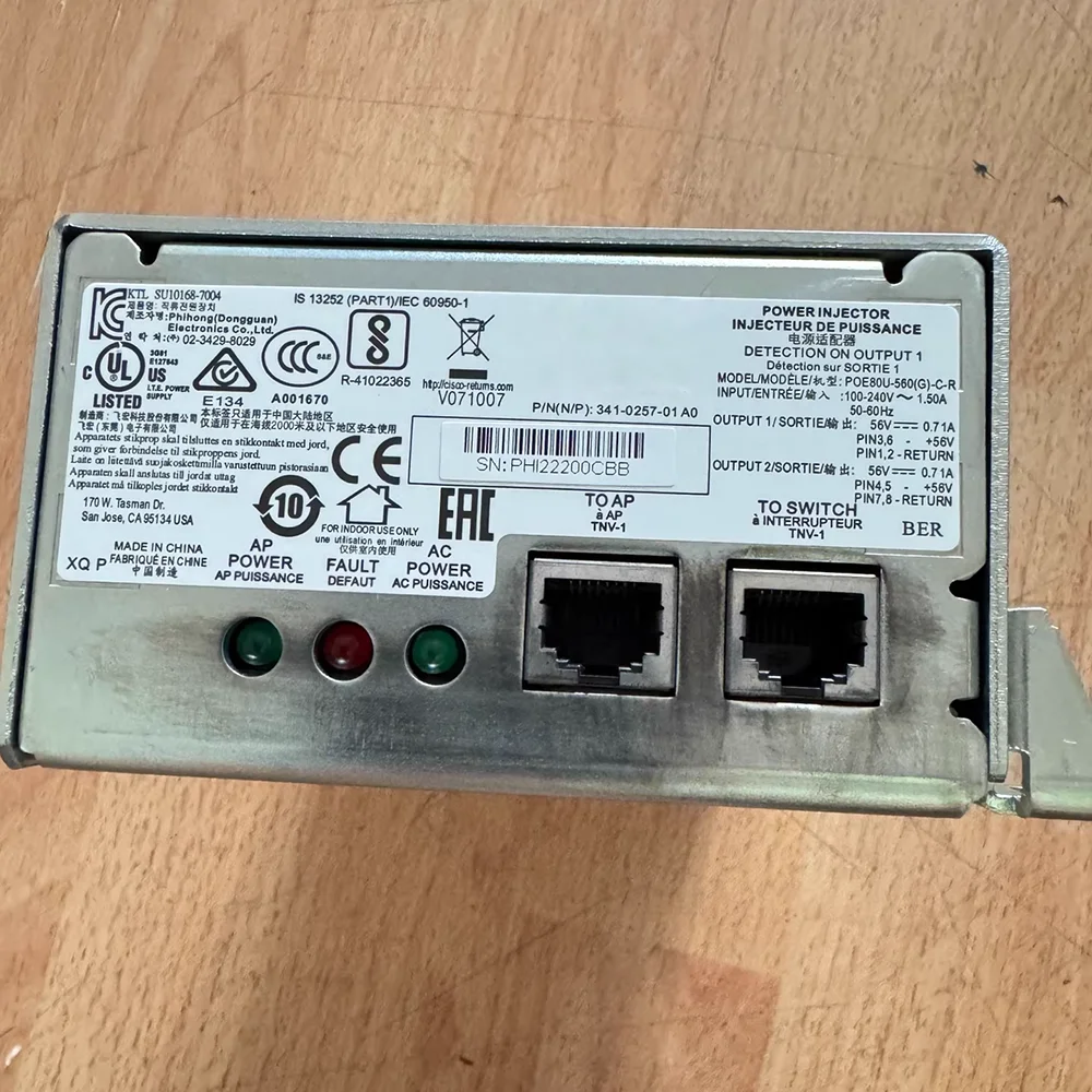 

WS-C2960X-24PS-L Импульсный источник питания DPSN-525AP F 341-0528-01