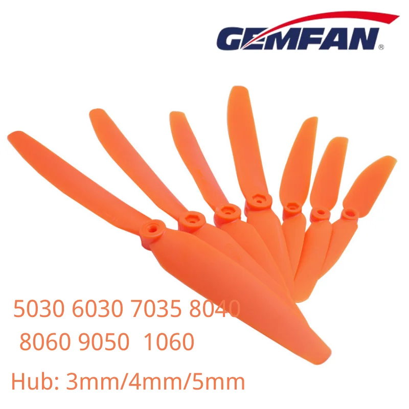 

5030 6030 7035 8040 8060 9050 1060 Direct Drive Propeller Gemfan Props ABS for RC Models Airplane Fixed-Wing Aircraft DIY 20PCS