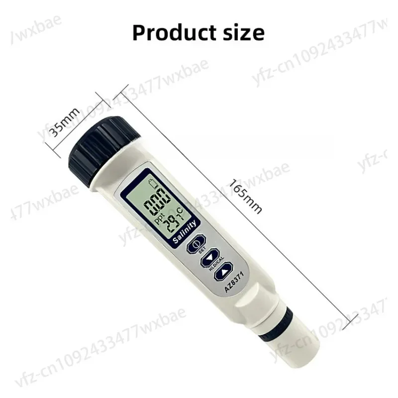 Salinity Meter AZ8371 High-precision Freshwater Testing Seawater Aquaculture Specific Gravity Digital Display