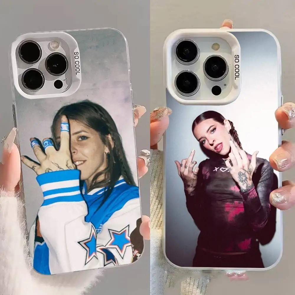 

Singer Young Miko Att Phone Case For iPhone 16,15,14,13,12,11,8,7,Pro,Max,Plus,Mini,XS,SE White Candy Matte Shockproof Cover