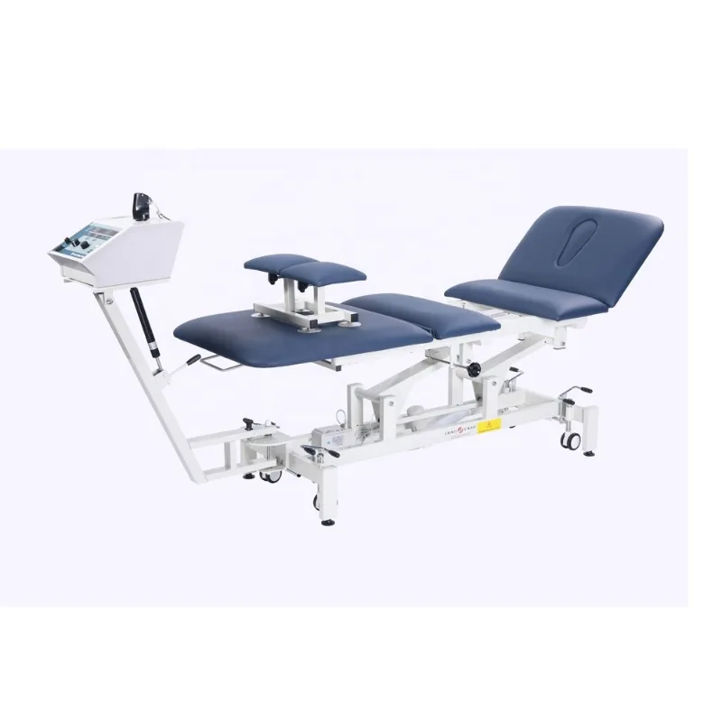 Lumbar Cervical Traction Chiropractic Table Hi-Low Flexible Orthopedic Spine Physiotherapy Traction Bed Couch