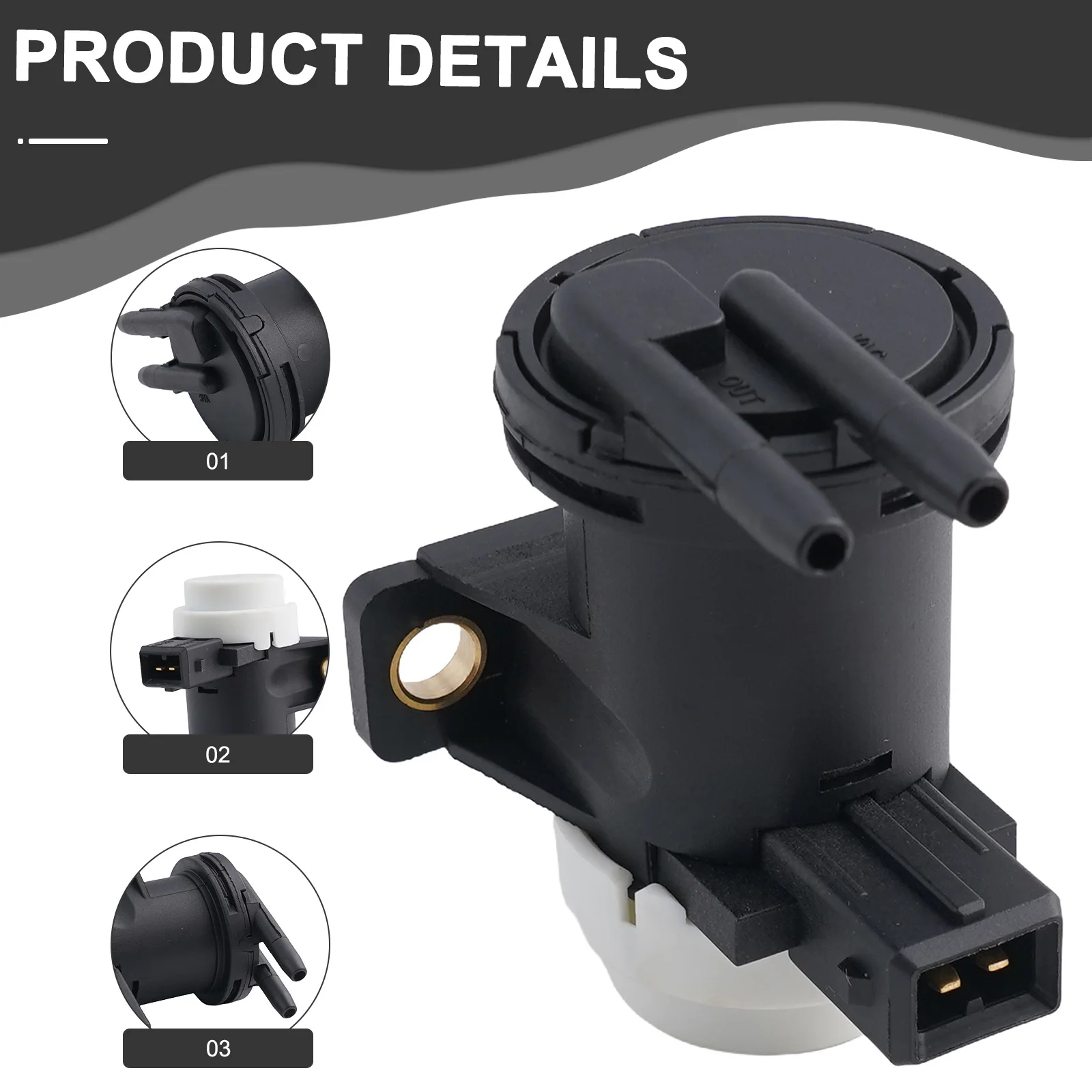 

Control Valve 42556598 42558071 504284406 5801259650 Turbocharging Solenoid Valve For Iveco For Daily 2.3L 3.0L 35C 35S (06-11)