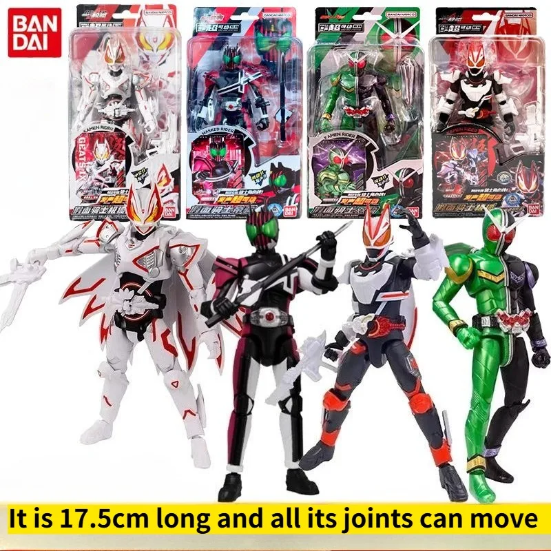 

Оригинальные аниме-фигурки Bandai 17,5 см Kamen Rider Can Sound Geats MK9, модель в маске, ПВХ, коллекционные игрушки, подарки для детей, бо