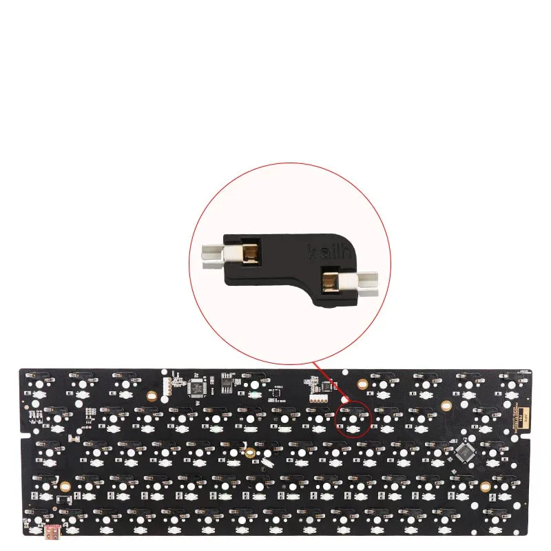 New KAILH 50PCS 100PCS Hot Swap PCB Socket  CPG1511  Mechanical Keyboard Shaft Changer Chip For Cherry M