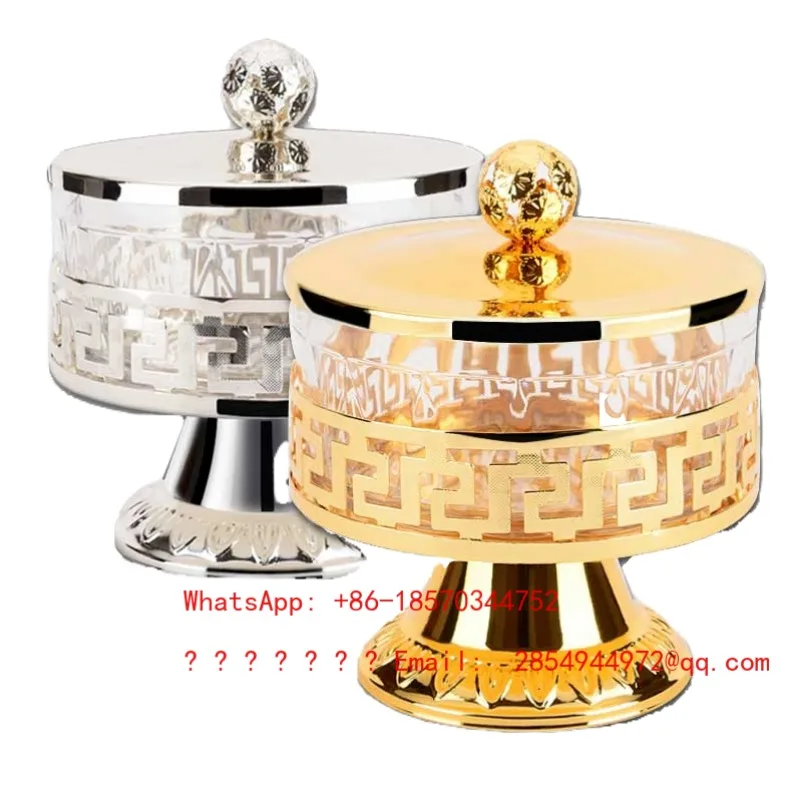 Fruit Plate Small Exquisite Candy Basin Household Personality Creative Living Room Office Reception Gold