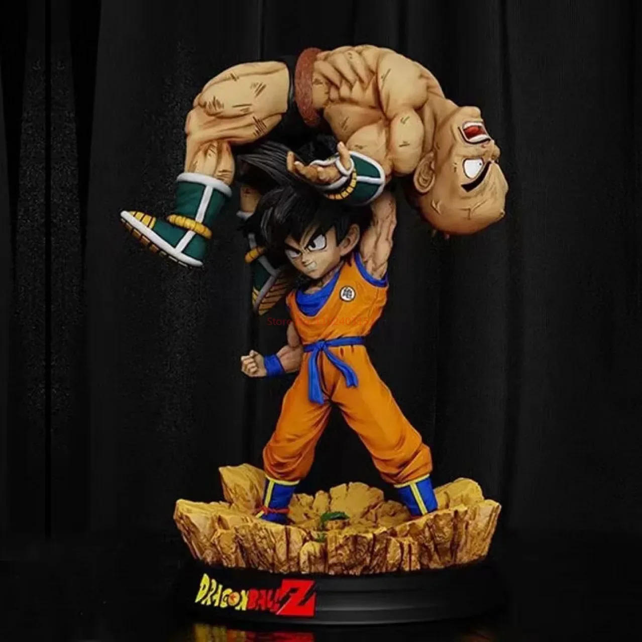 Anime Dragon Ball Z Son Goku Vs Nappa 12cm Gk Action Figures Super Saiyan Statue Model Collection Ornaments Children Toys Gifts