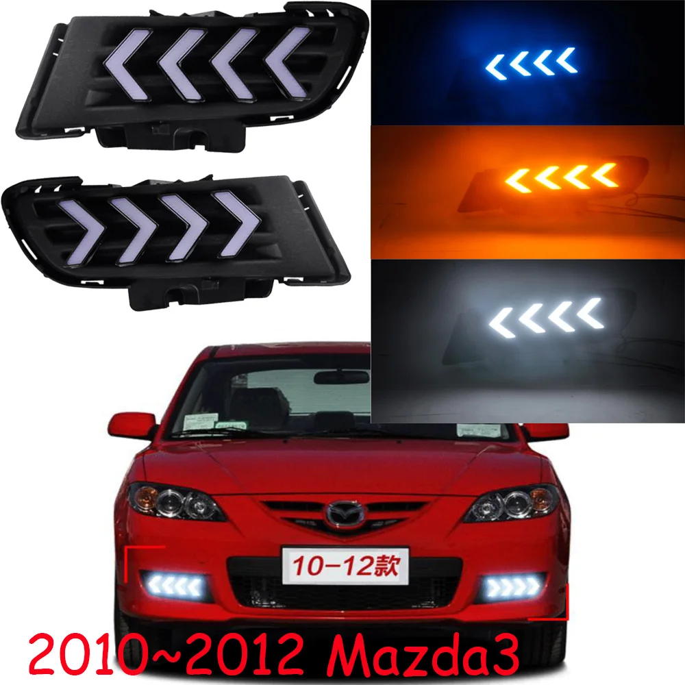 

Car bumper headlight for Mazda3 daytime light 2010~2012y DRL car accessories LED headlamp for Mazda3 fog light