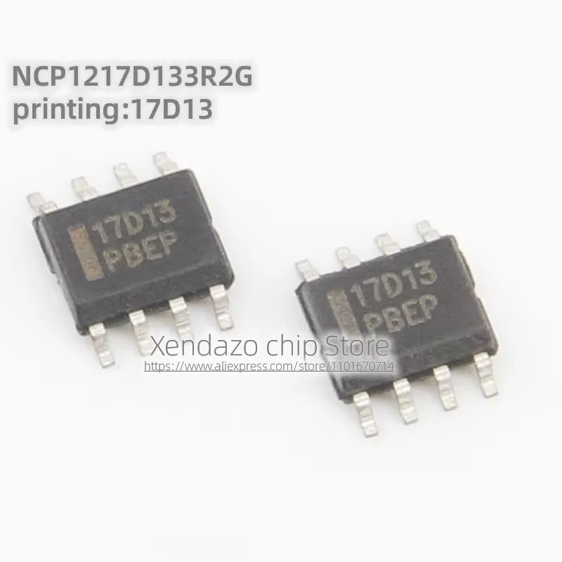 5pcs/lot NCP1217D133R2G NCP1217D133R Silk screen printing 17D13 SOP-8 package Original genuine Voltage regulator chip