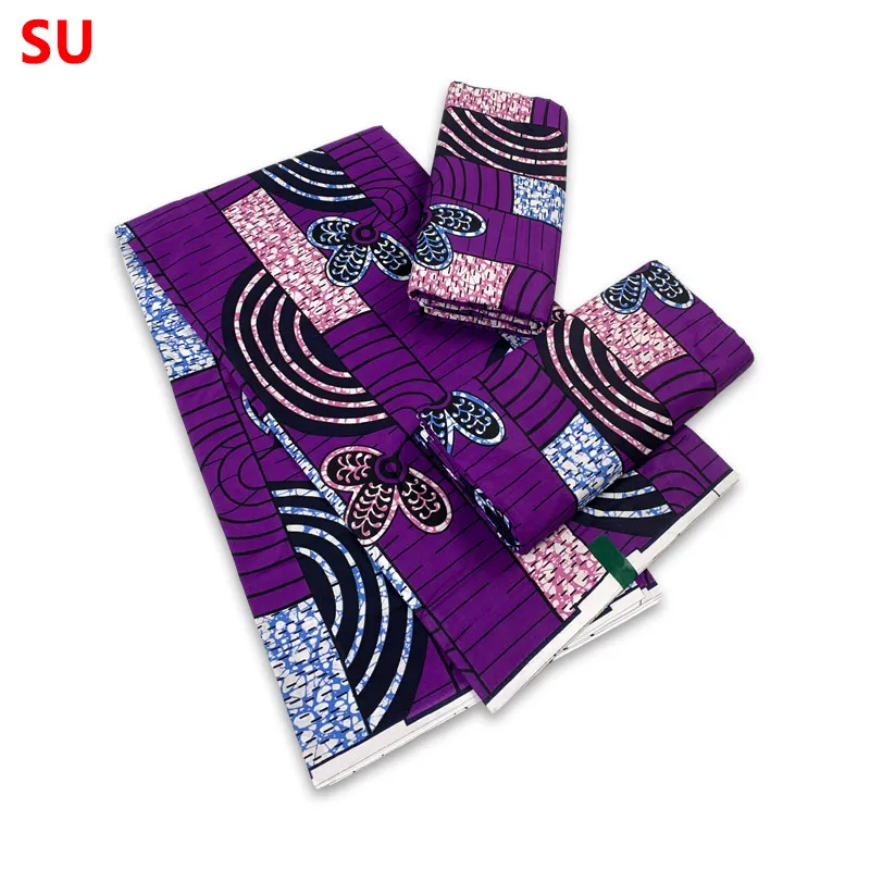 2023 New Design 100% Cotton Top Quality Supe-V Wax African Fabric For Wedding Dress Making Craft Loincloth Y9