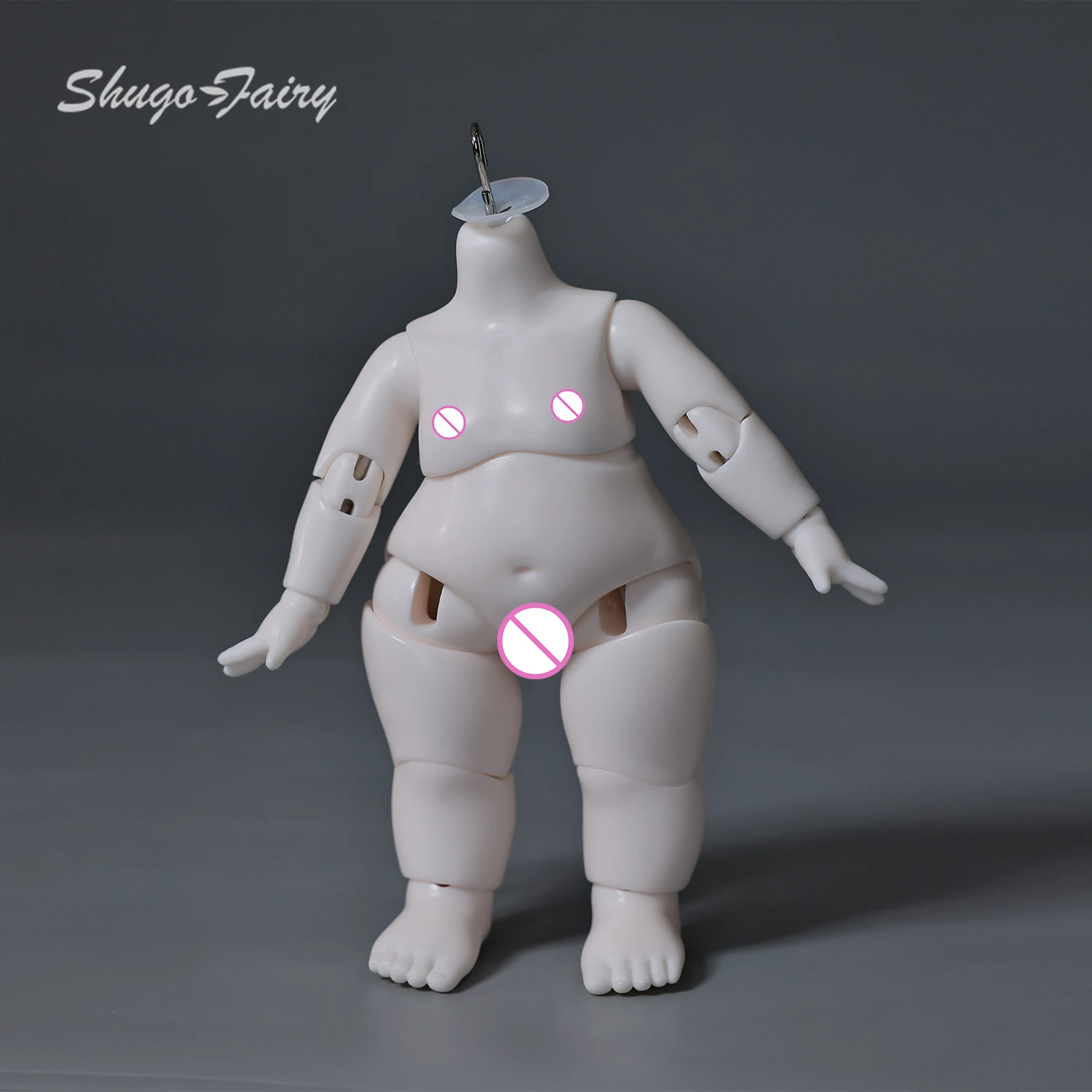 Shuga Fairy 1/6 Bjd Body Thessa Original Bjd Dolls Cuty Stocky Nude Doll Real Size Jointed Doll