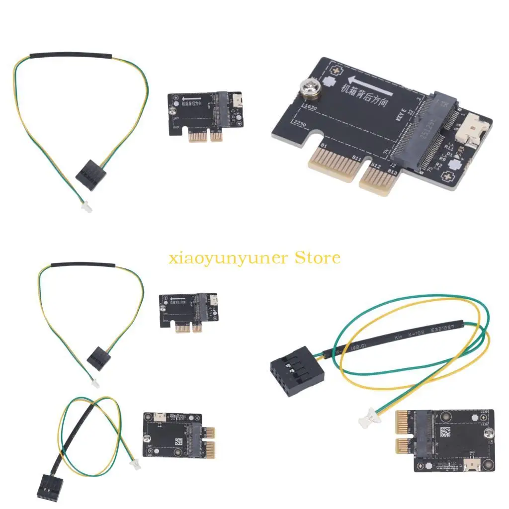 P9JB PCIE M.2 Adapter For Desktop Wireless Card Ax210 Ax200 Mini Metal Board