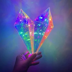 4pcs Christmas Tree Decoration Colorful Lights Ice Pick Pendant Holiday Party Hanging Pendant Props Lantern Ice Cone Home Decor