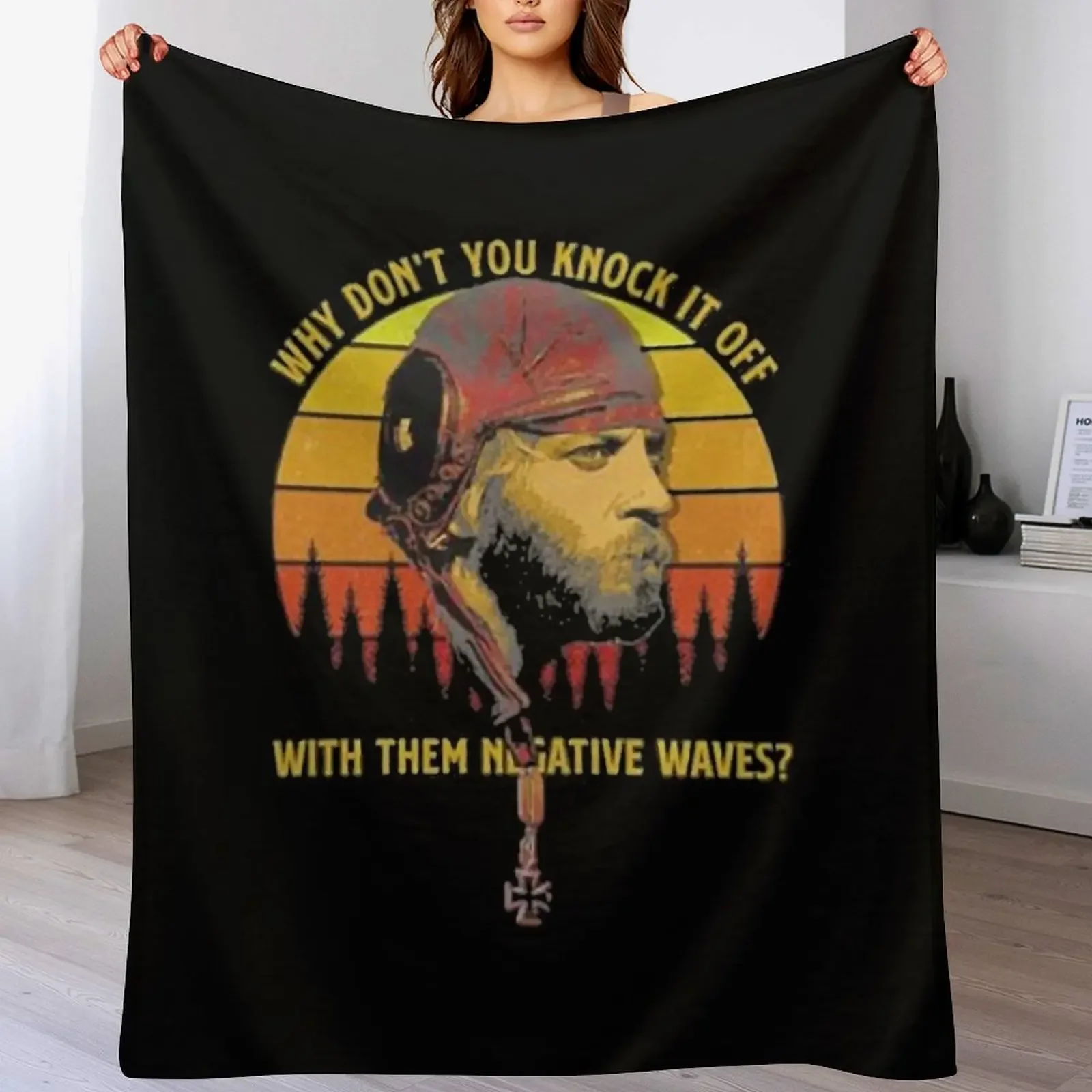 

Sergeant Oddball Relaxed Fit T-Shirt Throw Blanket Cozy Light Blanket for Travel Camping Picnic