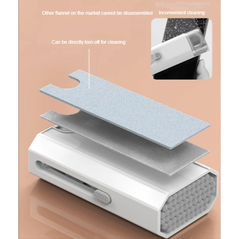 2025 New Eight In One Computer Cleaning Brush Kit Keyboard Earphone Earbuds Clean Tool Set Headset Keyboard Cleaner Keycap Pulle