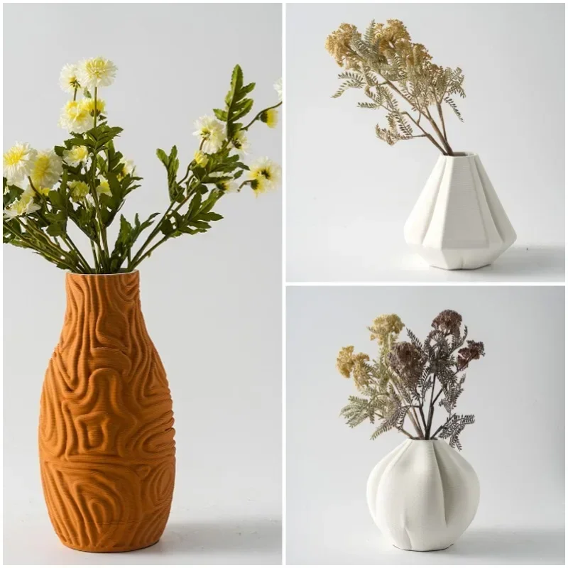 Plain color simple ceramic vase