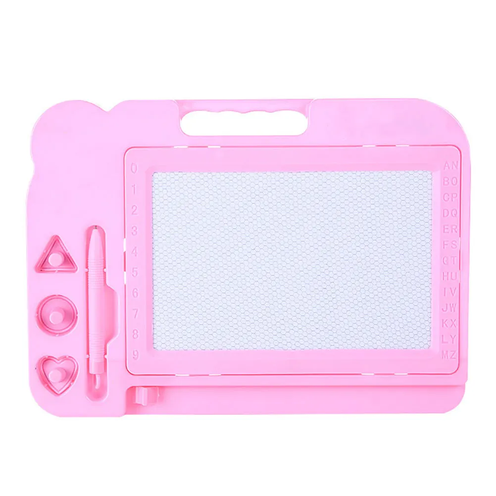 

Magnetic Drawing Board Kids Easel Double Sided Toddler Toys Jigsaw Puzzle Educational Toy Math Shape Color Learning