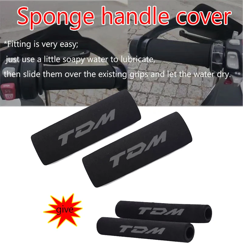 2024 العلامة التجارية الجديدة ل TDM 850 TDM850 TDM 900 TDM900 جميع السنوات دراجة نارية الملحقات عدم الانزلاق الحرارة يتقلص مقبض غطاء مقبض