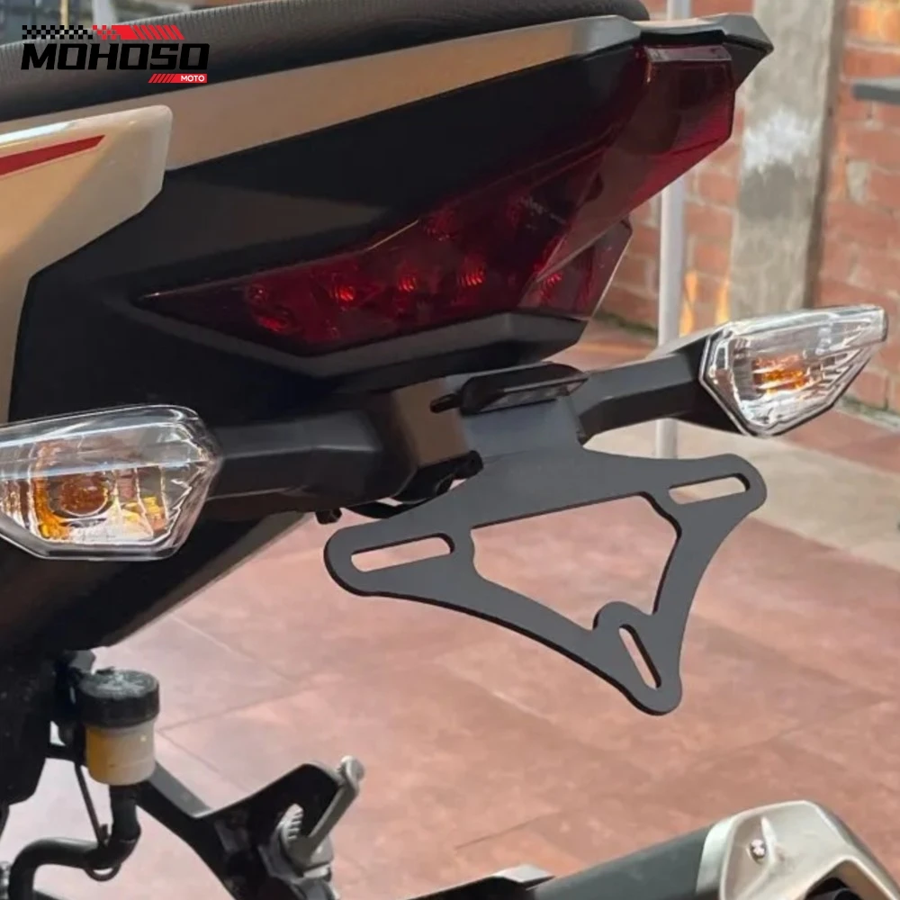 

For KAWASAKI Ninja 250 400 500 Z400 Z250 Z500 2018 -2021 2022 2023 2024 2025 License Plate Holder Bracket Fender Eliminator Kit