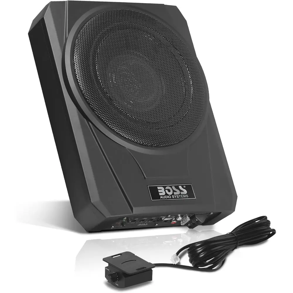 

Автомобильный сабвуфер BASS10 10 дюймов, устанавливаемый под сиденье - 1000 Вт макс., одиночная звуковая катушка 4 Ом, дистанционное управление, продается поштучно