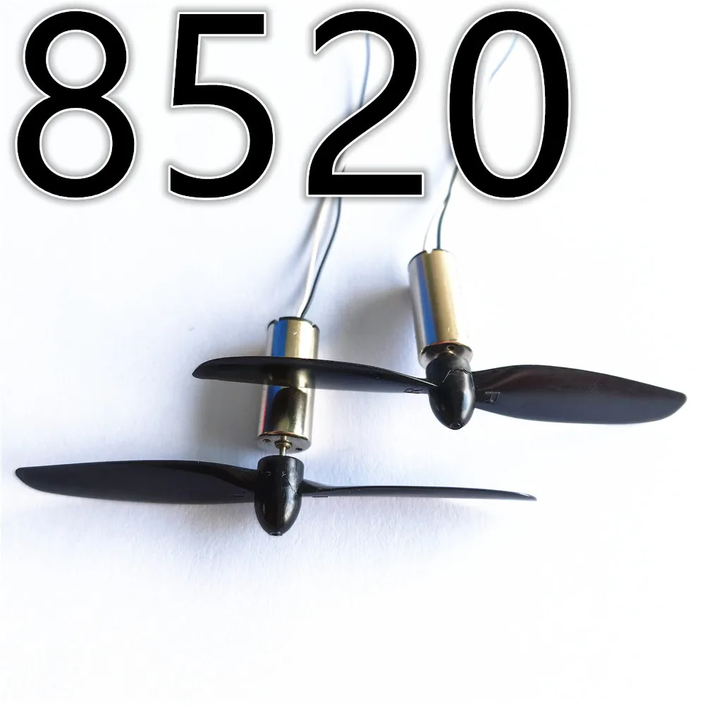 2pcs/lot 3.7V 614 716 720 8520 Micro DIY Helicopter Coreless DC Motors Propeller UAV RC Drone Great Torque High Speed Engine images - 6