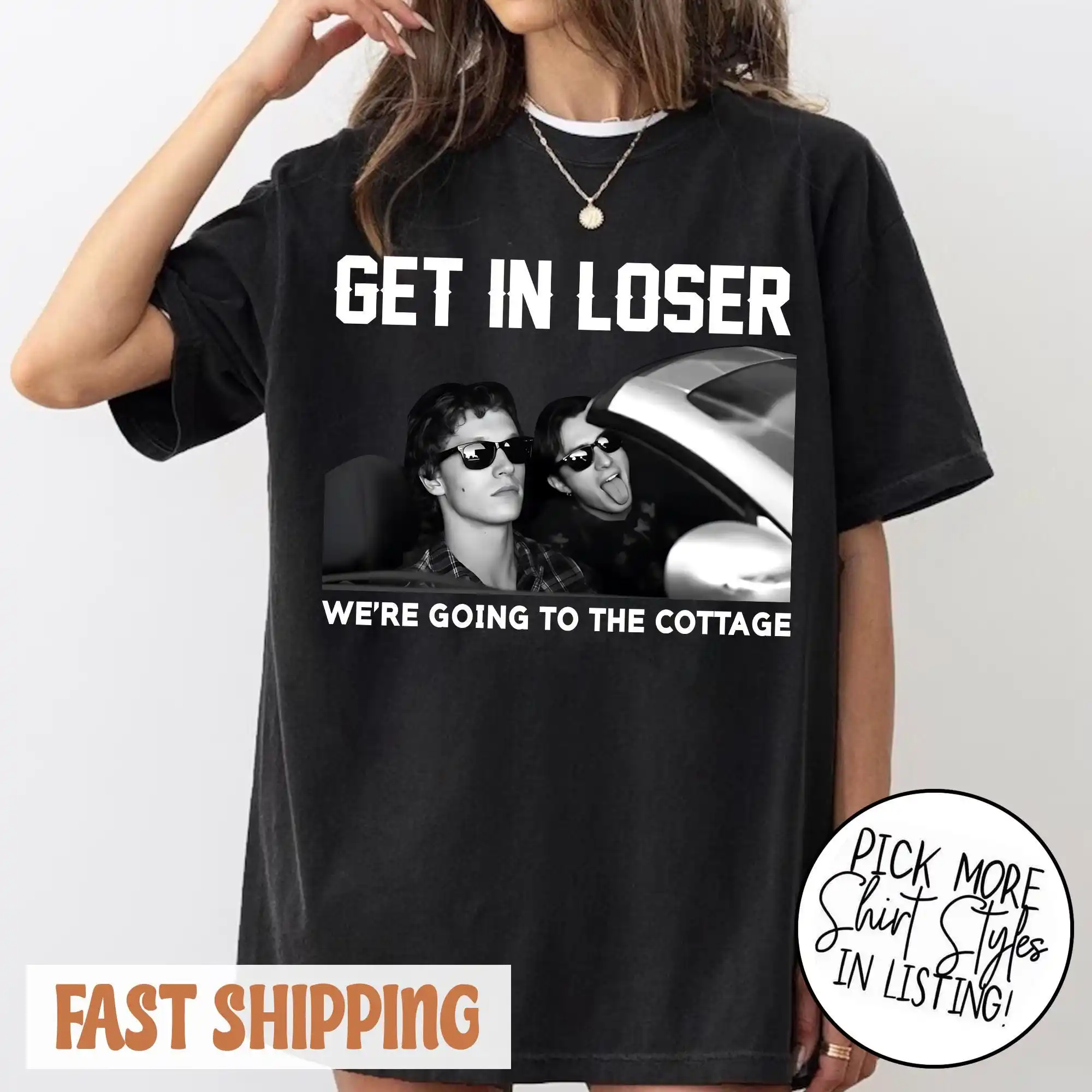 Get in Loser We're Going To The Cottage Comfort Shirt, Im Coming To The Cottage Comfort T-shirt, Heated Rivalry Fashion Tee
