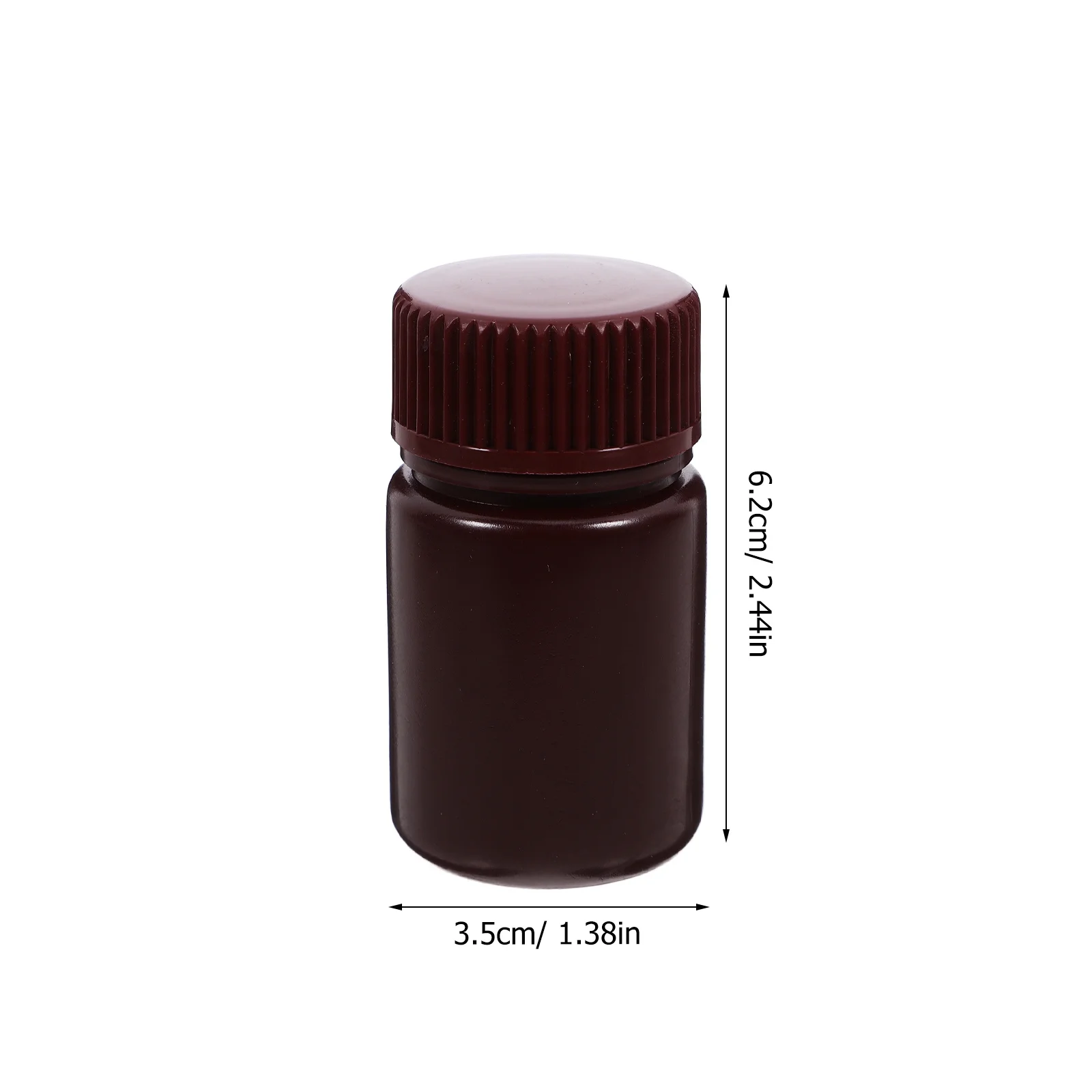 6Pcs 30Ml Empty Sample Bottles Leakproof Sealing Caps for Laboratory Reagent Storage and Water Sample Collection Containers