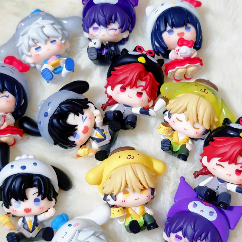 

Новые фигурки Bilibili Toyfans Mini Link Click X Sanrio в милых слепых коробках, оригинальные персонажи, украшения для стола, таинственная коробка