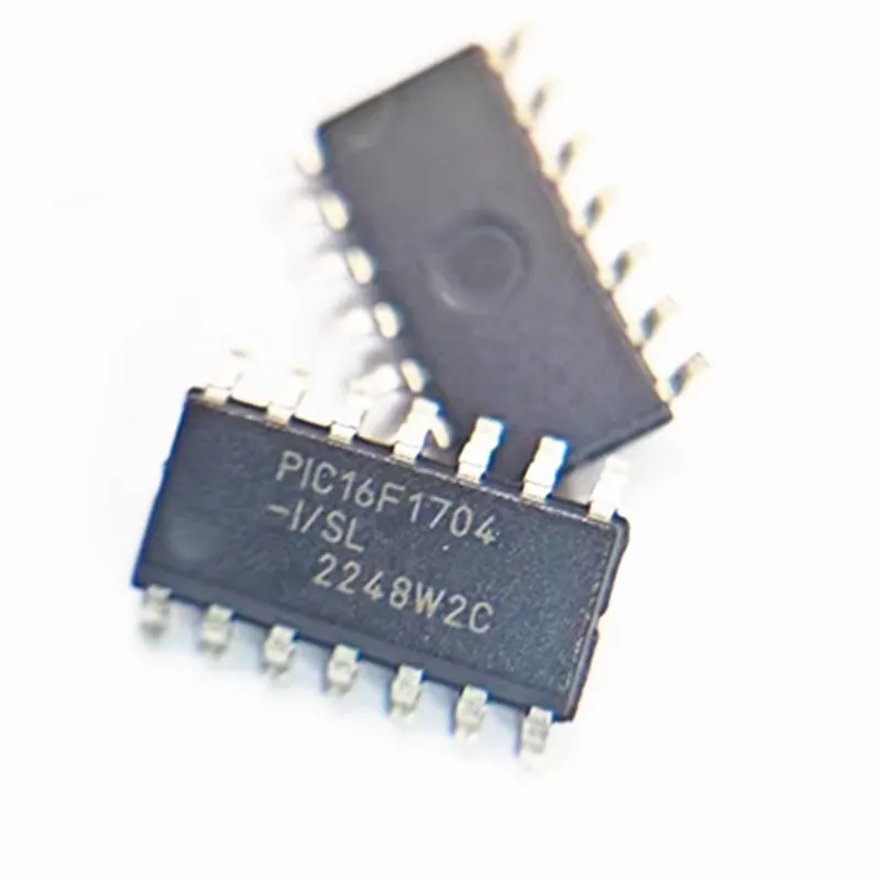 10pcs 100%New PIC16F1704-I/SL PIC16F1704 I/SL sop-14 8-bit microcontroller chip SOP14 Brand new in stock