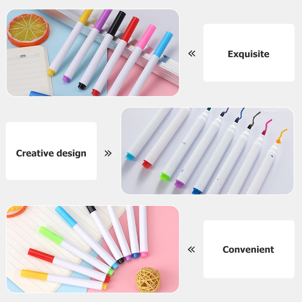 

40 Pcs Whiteboard Pen Erasers for Bulk Markers Color Washable Pens Plastic Dry School Accessories