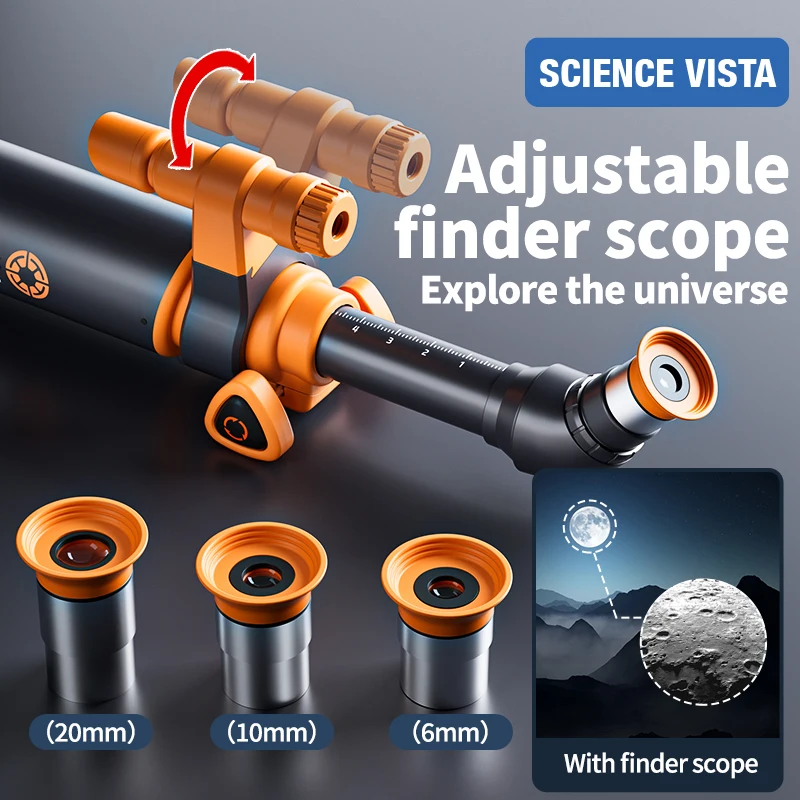 Telescope for Children's Science STEM Teaching Set Kids Telescope 6mm-20mm Sensory Aids Learning Education Boy 3 Year Gifts view 2