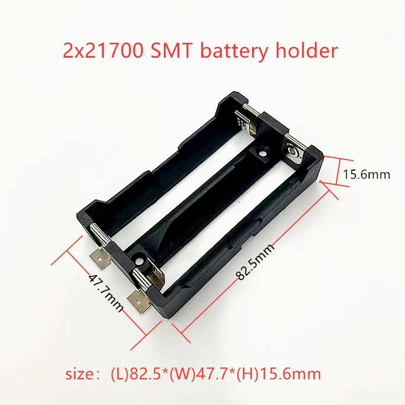 1PCS 1 x 2 x 3 x 4 x 21700 Battery Holder SMT SMD Battery Box 21700 Storage Box SMD Battery Case 1/2/3/4 Slot DIY