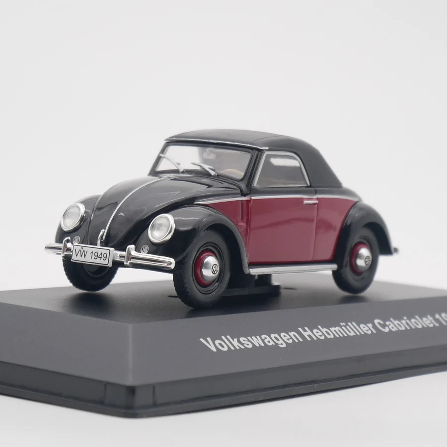 

ixo 1:43 Hebmuller Cabriolet 1949 Alloy Die Casting Beetle Car Model Collection