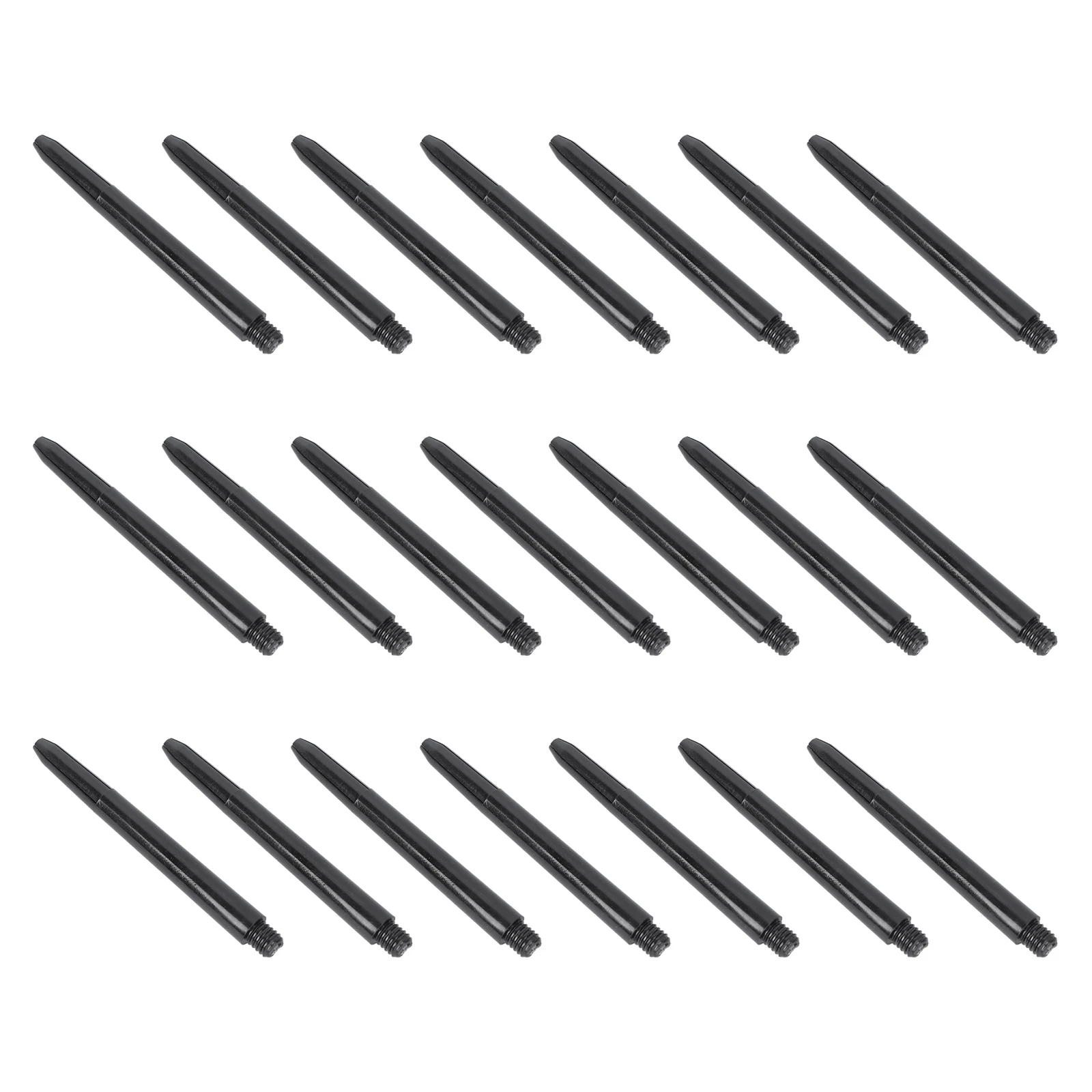 100pcs Plastic Shafts For 48Mm Medium Length Thread Standard Black Stem Rod Replacement Lightweight Durable