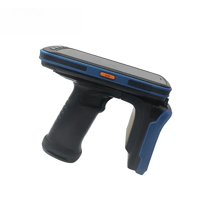 1D 2D QR Escáner de código de barras PDA Lector de mano Android de larga distancia RFID UHF para tienda/almacenario